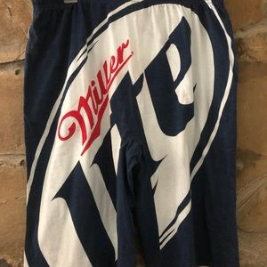 Mens Miller Lite Novelty Shorts/Loungewear